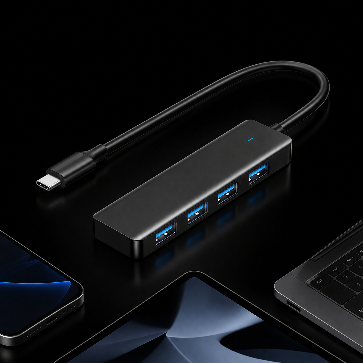 Hub 4 Ports USB  Slim