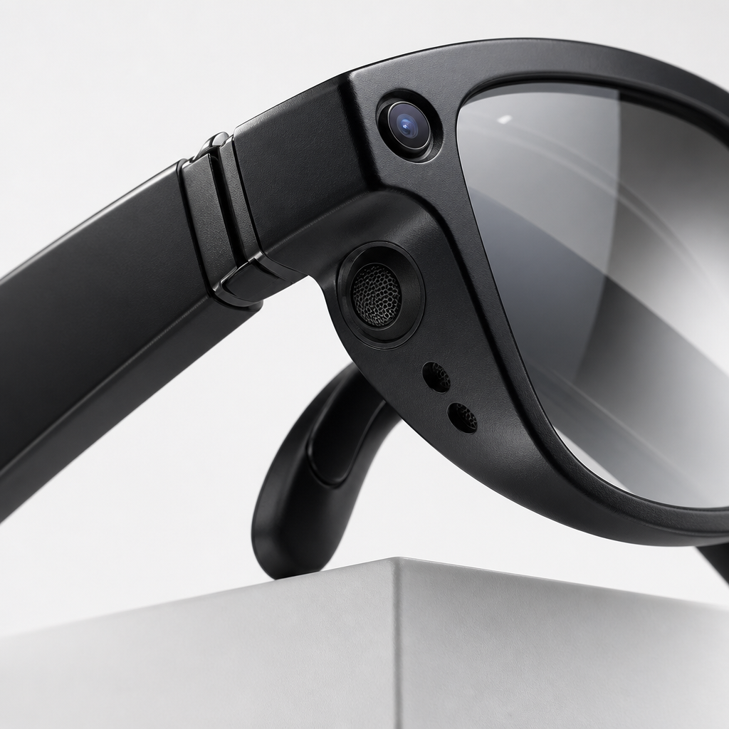 Lunettes intelligentes 4K HD IA avec caméra Bluetooth