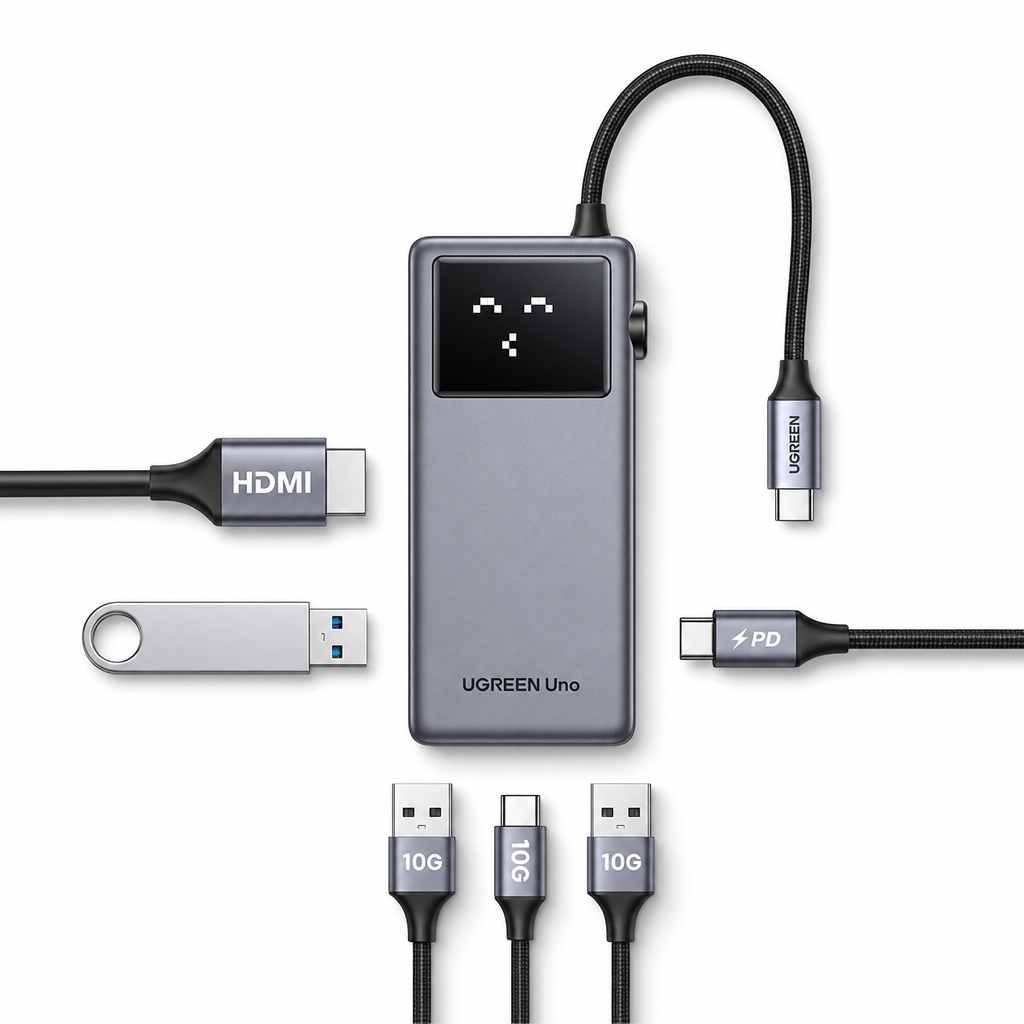 Hub USB-C Uno 6-en-1 UGREEN